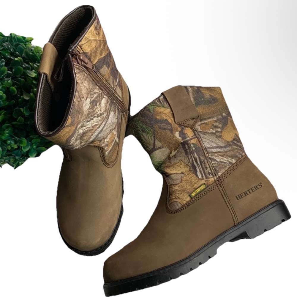 Herter's Youth Waterproof Side-Zipper Hunting‎ Boots